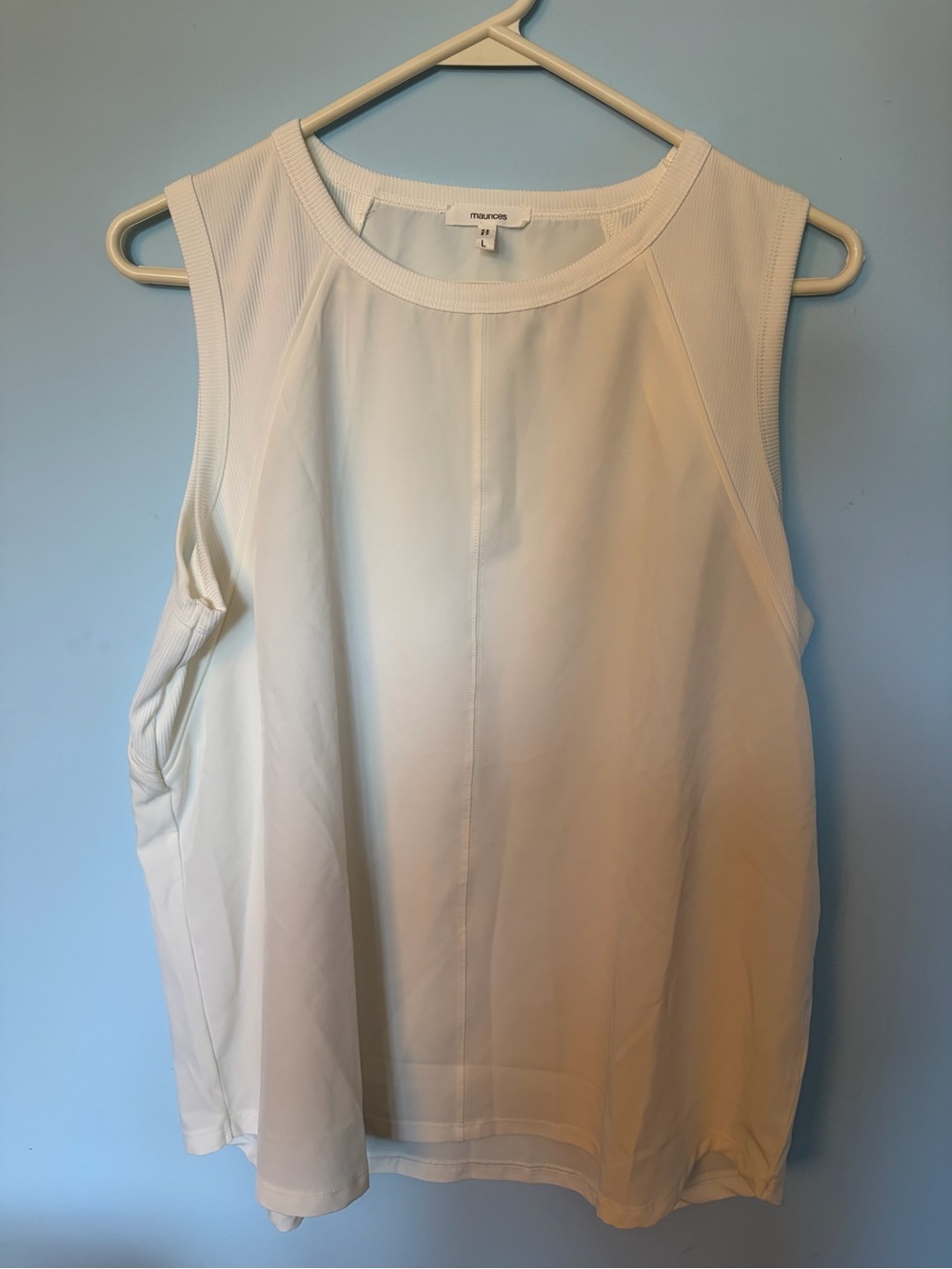 Maurices White Sleeveless Tank Top